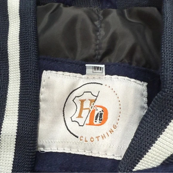 New York Yankees Wool Bomber Varsity Jacket Adult Medium Baseball MLB